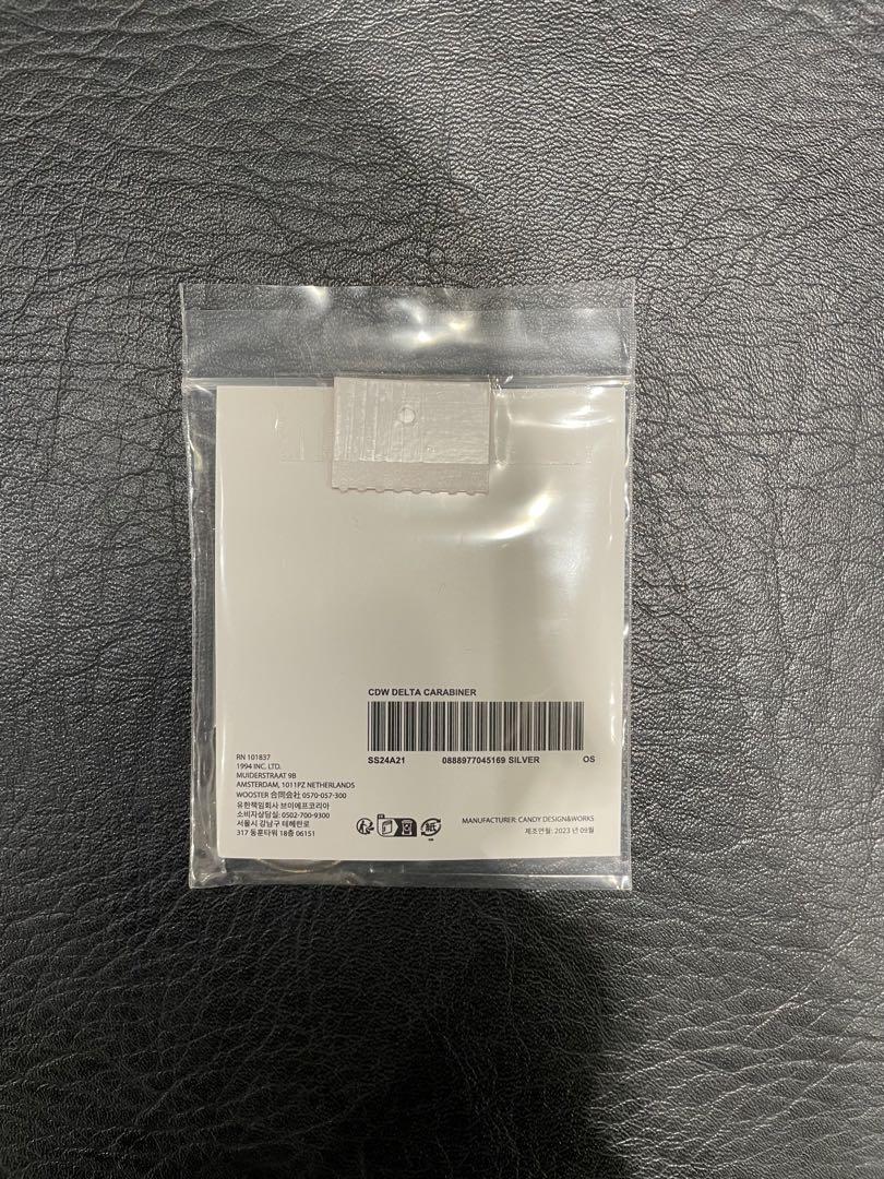 小物 supreme CDW Delta Carabiner silver
