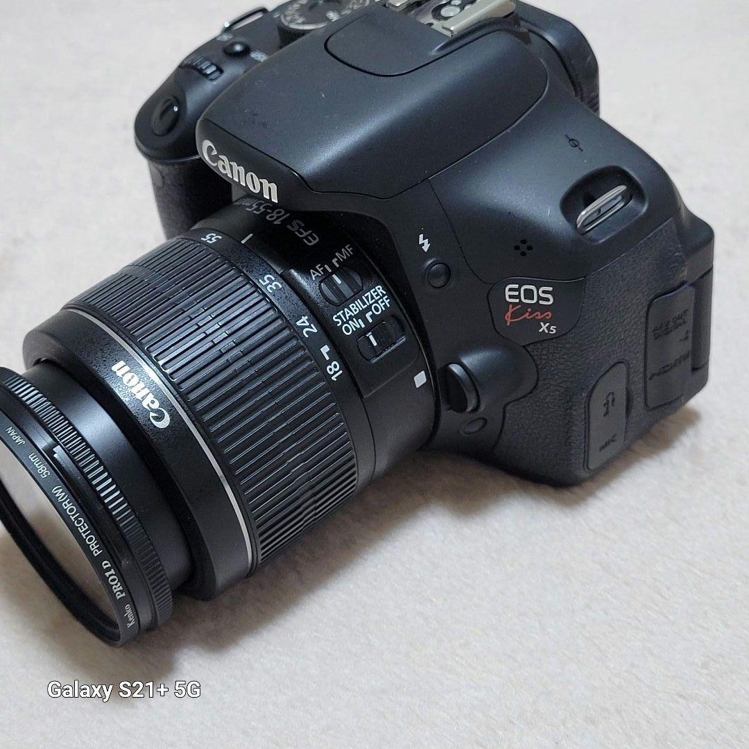 Canonキャノン EOS kissX5　デジタルカメラレンズ55-250mm