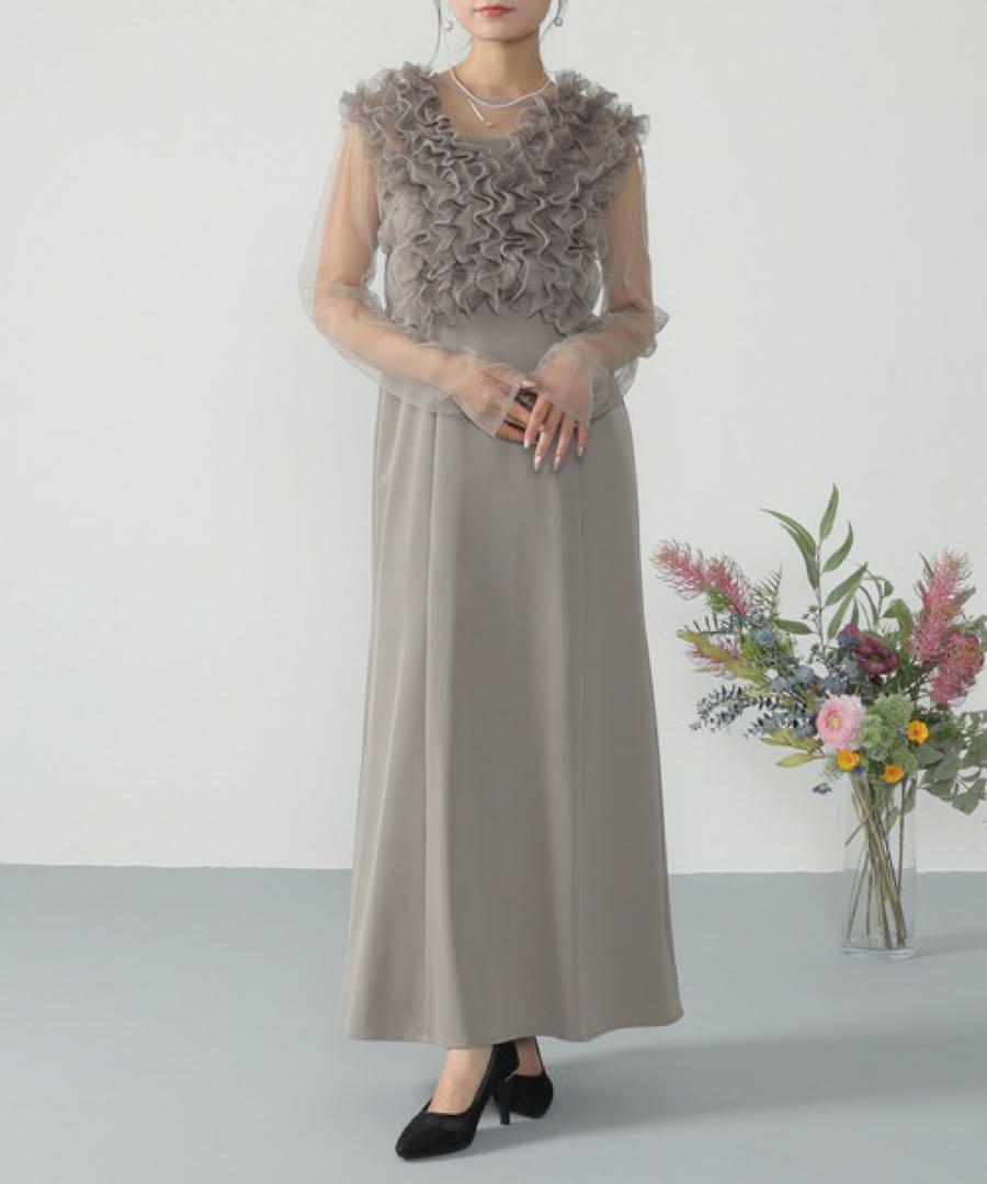 期間限定のお買い得商品 美品】フリル3way お呼ばれドレス【niana】公式限定品 レディース スーツ・フォーマル・ドレス
