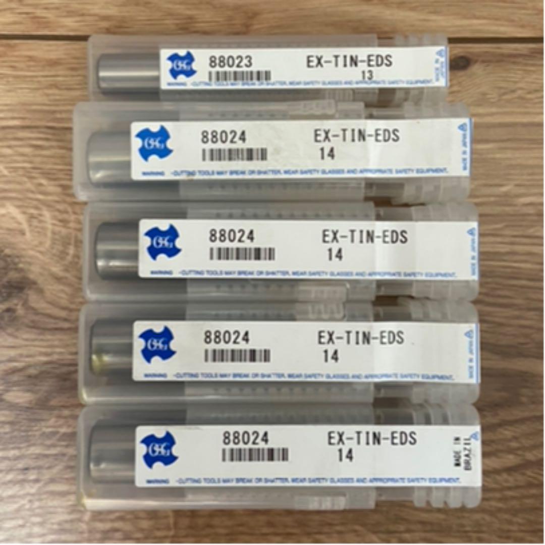 新品 計5本 OSG エンドミル 2枚刃 新品 計5本 OSG エンドミル 2枚刃