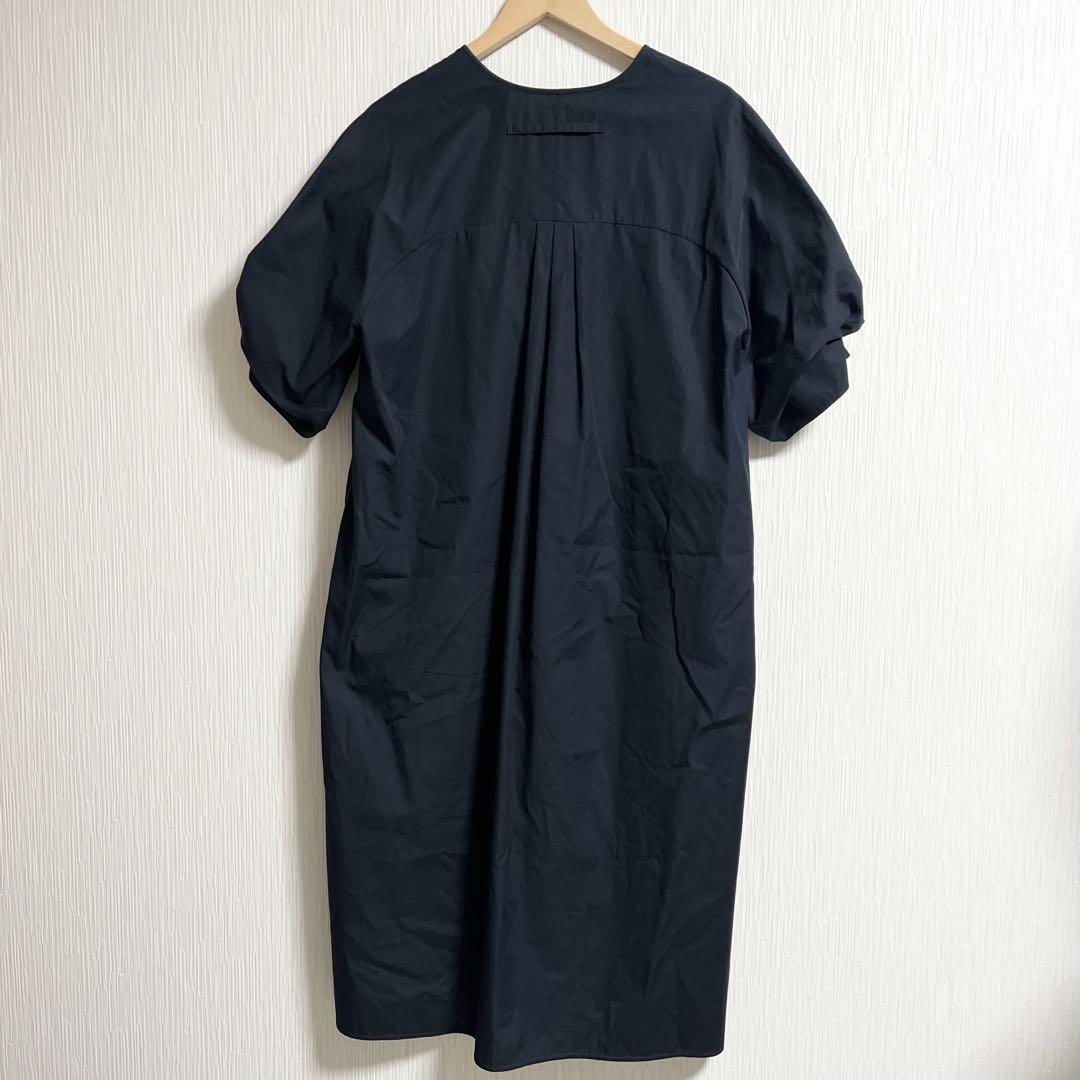 最安価格 ティッカ TICCA ツイストスリーブ ネイビー F ロングワンピース ワンピース
