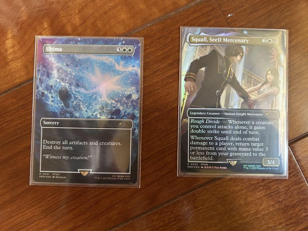 SeeDの傭兵、スコール　古代魔法「アルテマ」　2枚セット　mtg その2
