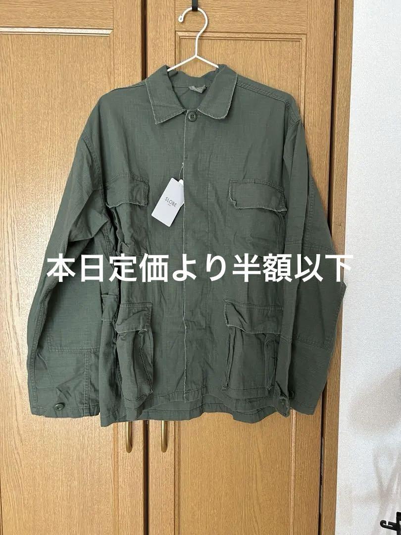 SLOBE オリーブグリーン ミリタリージャケット