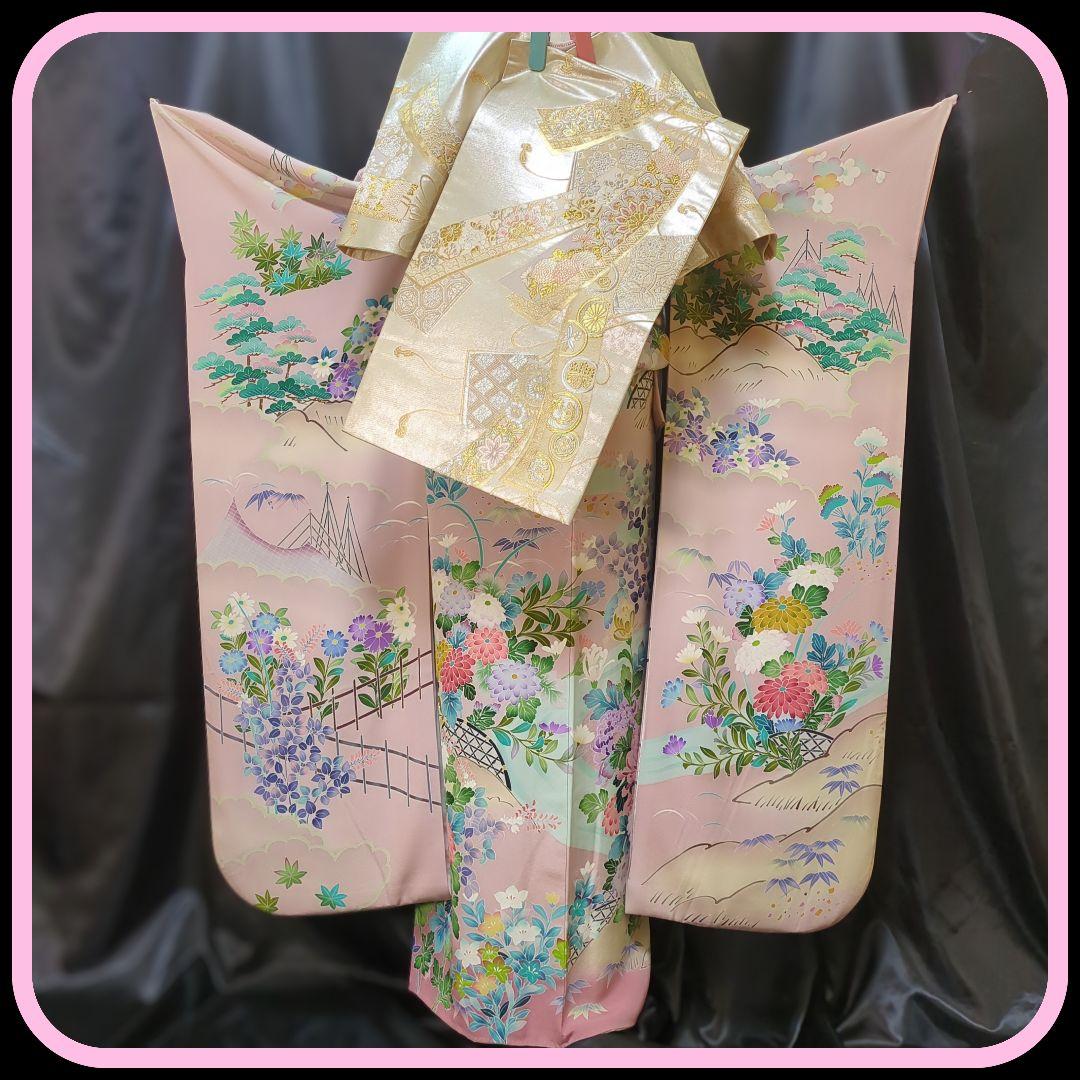 □逸品□作家物□総手書京加賀友禅□正絹振袖フル