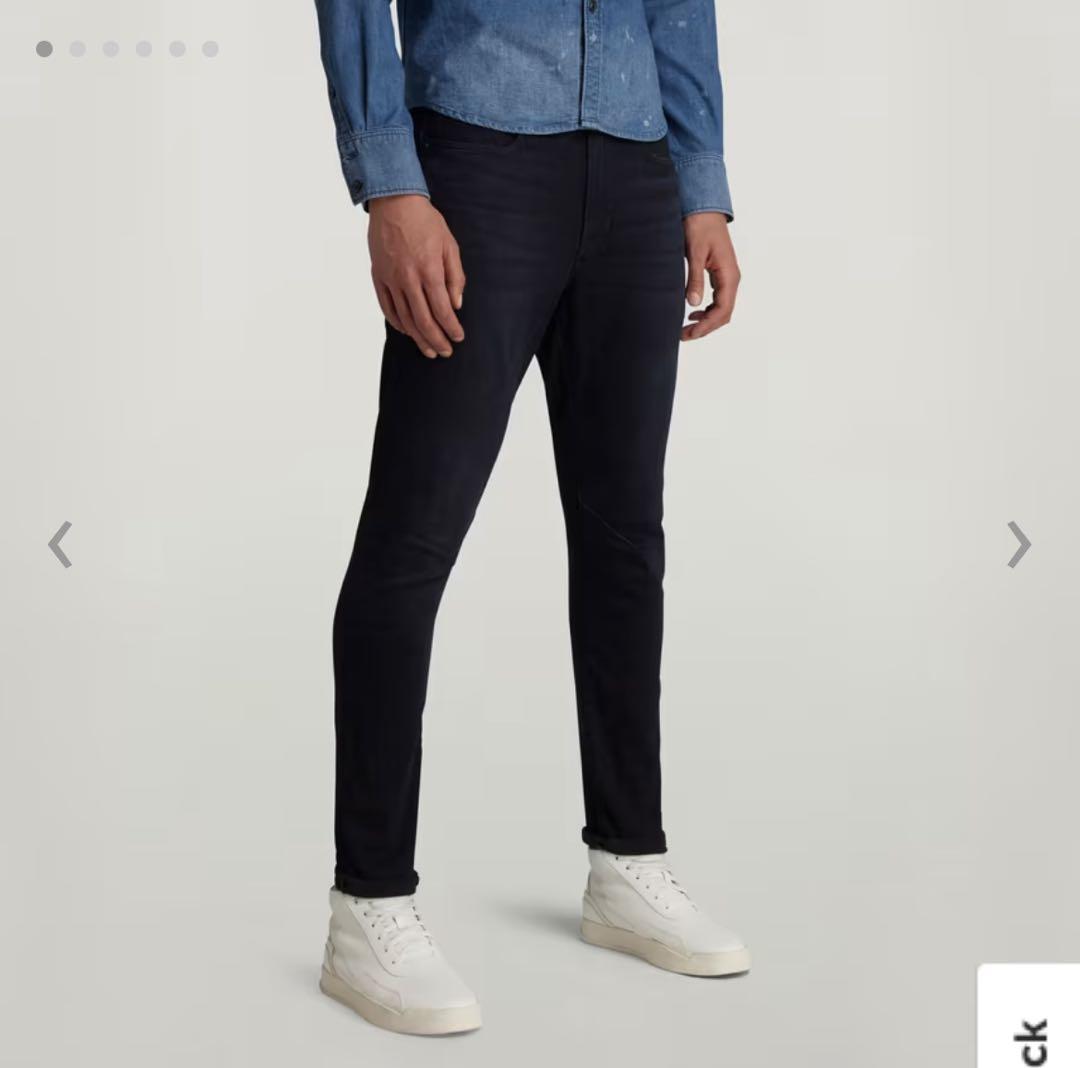 D-Staq 3D Slim Jeans ジースターロウ　デニム　ダークブルー