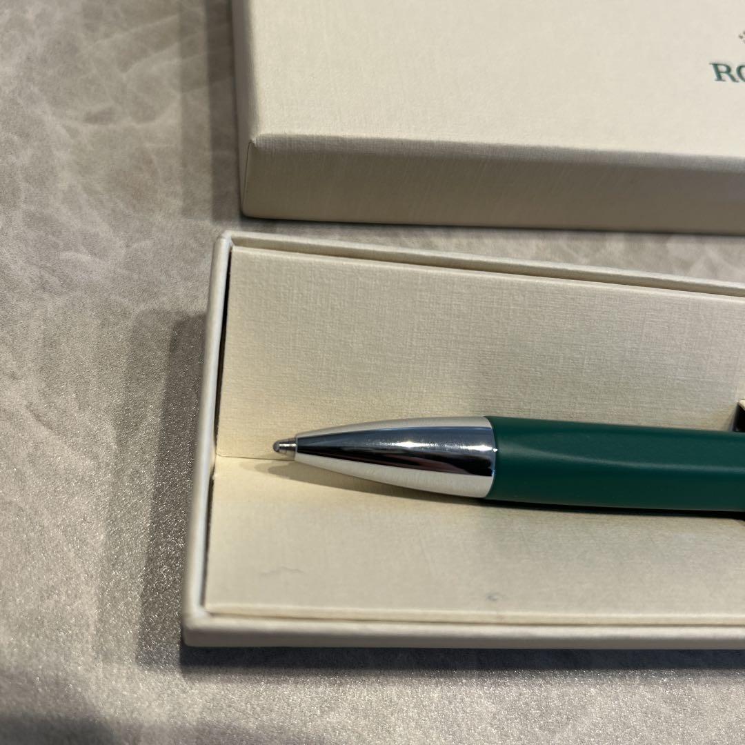 ROLEX ボールペン グリーン　メタル
