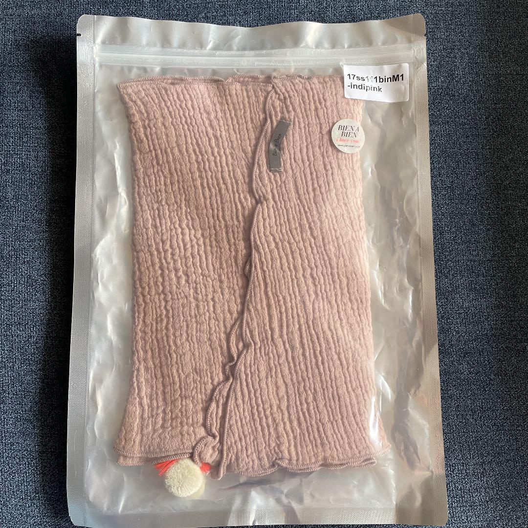 480円 春のコレクション BIENABIEN タッセル付ストール indipink 新品 未使用