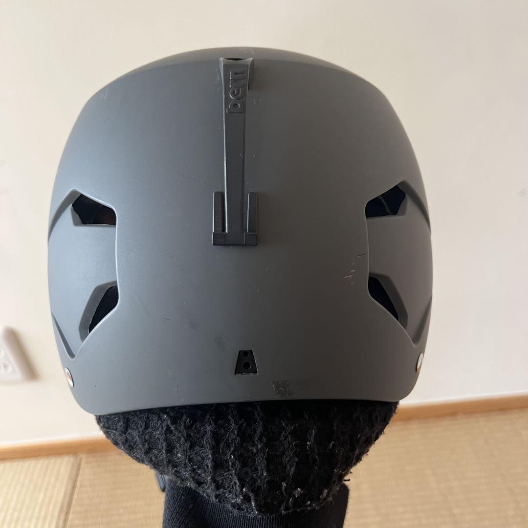 bern ヘルメット HARD HAT WATTS グレー L バイザー付き