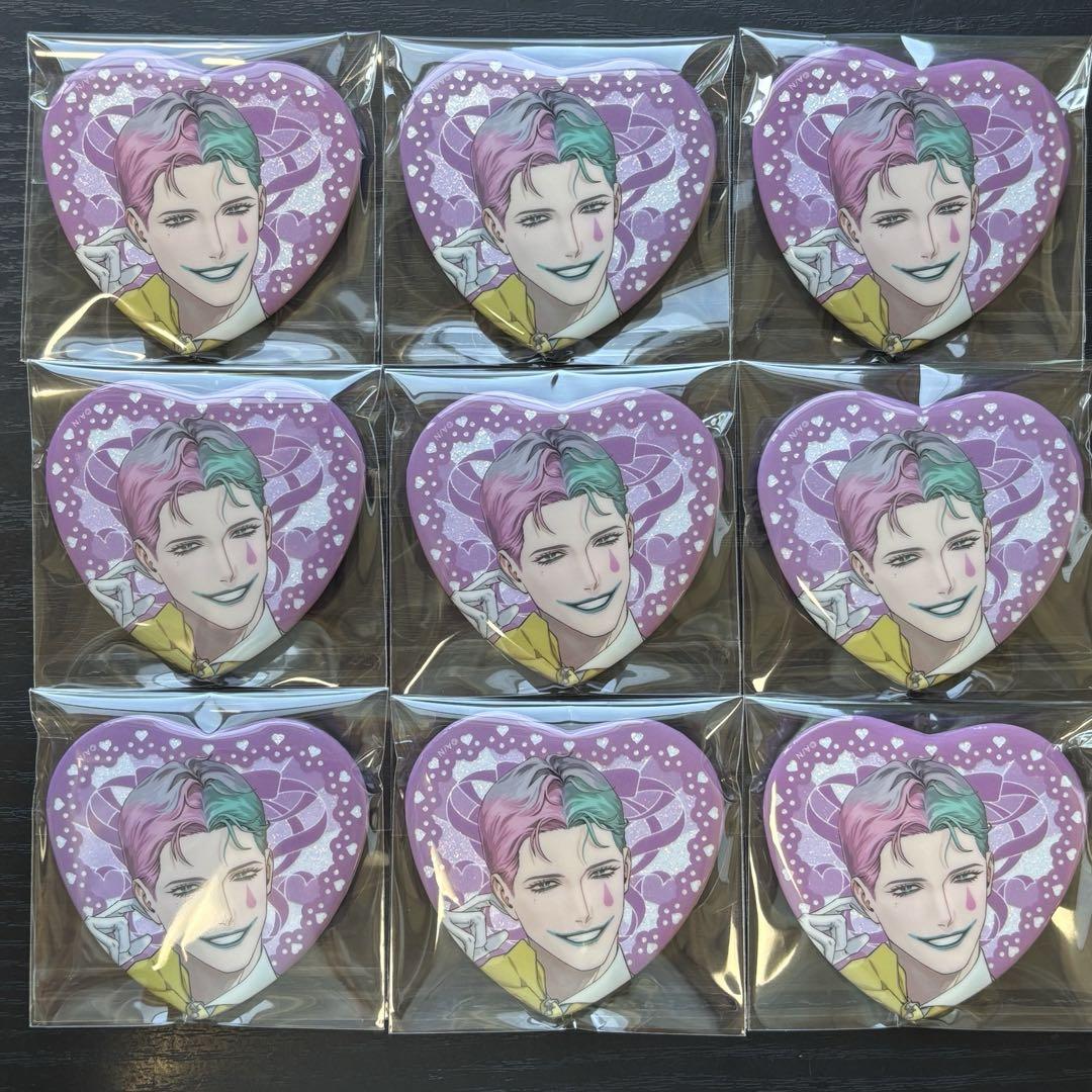 にじさんじ ジューンブライド ハート型缶バッジ ジョー・力一