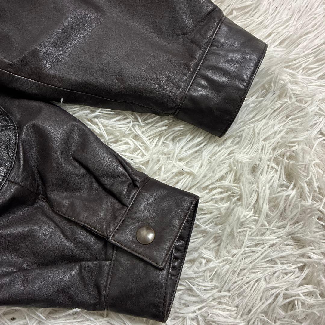 【美品】ヴィンテージ 高級革ペッカリー ソフトカーフ 切り替え 裏着キルト L 【美品】ヴィンテージ 高級革ペッカリー ソフトカーフ 切り替え 裏着キルト L