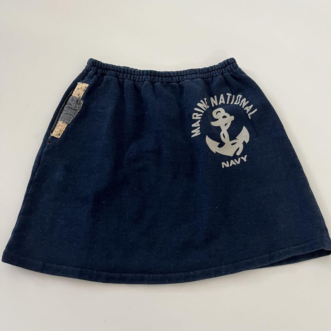 DENIM DUNGAREE スカート 2枚セット カモフラ迷彩 140 150