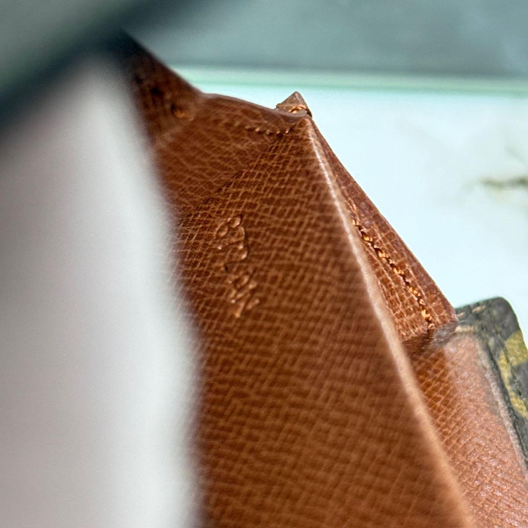 90s LOUIS VUITTON ルイヴィトン 三つ折財布 モノグラム 本革