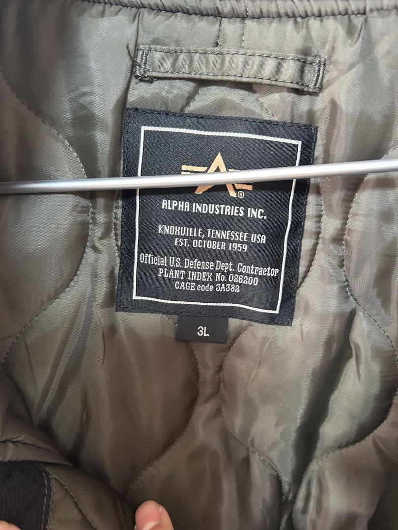 ALPHA INDUSTRIES MA-1ジャケット 3L