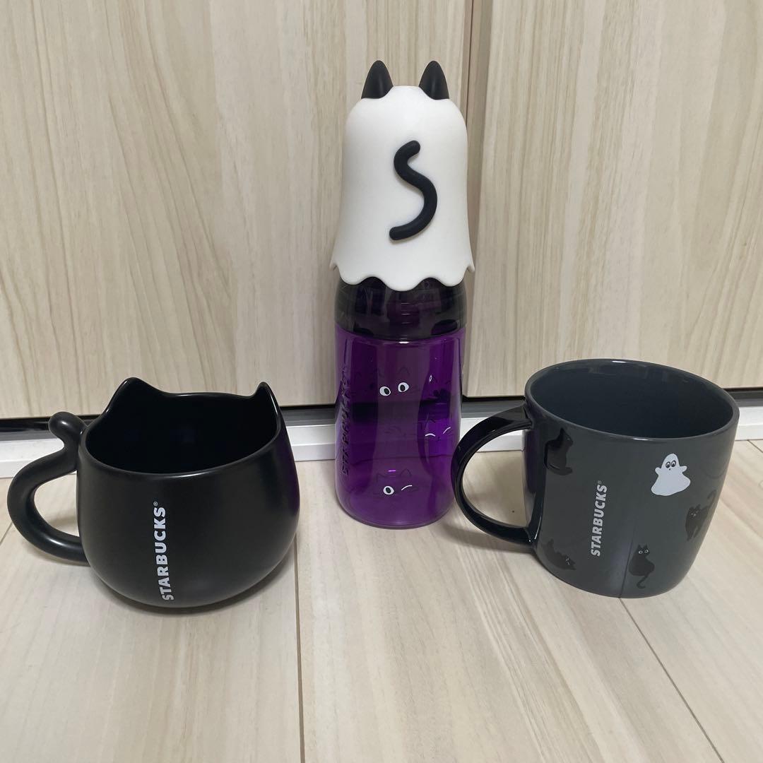 猫型-ゴーストデザインマグセット ハロウィン