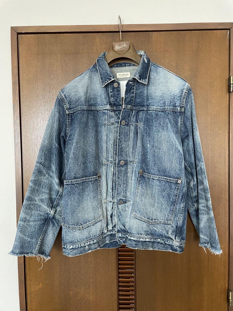 希少サイズ！　ロンハーマンデニム　1st デニムジャケット　カットオフデニム