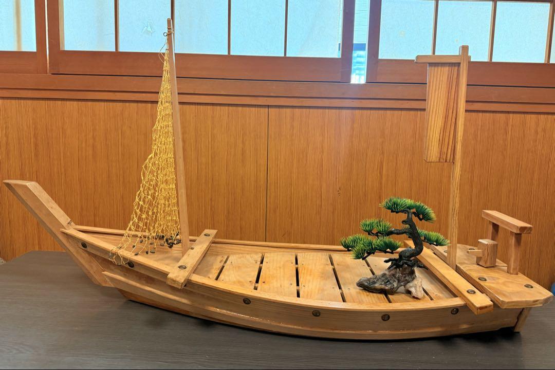 【エンジェル】木製船型飾り模型