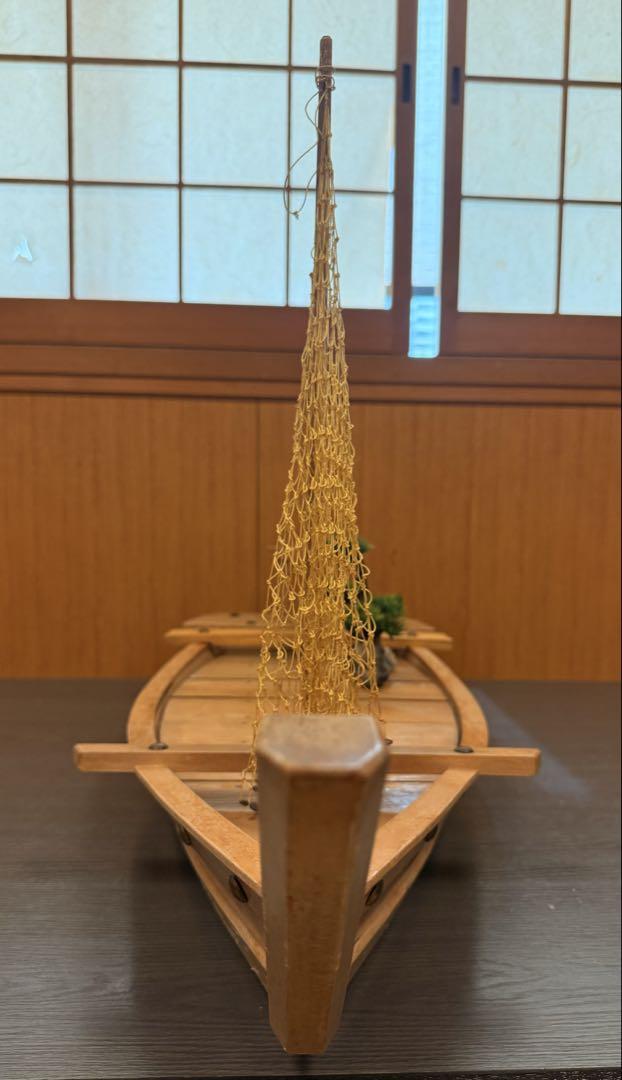 【エンジェル】木製船型飾り模型