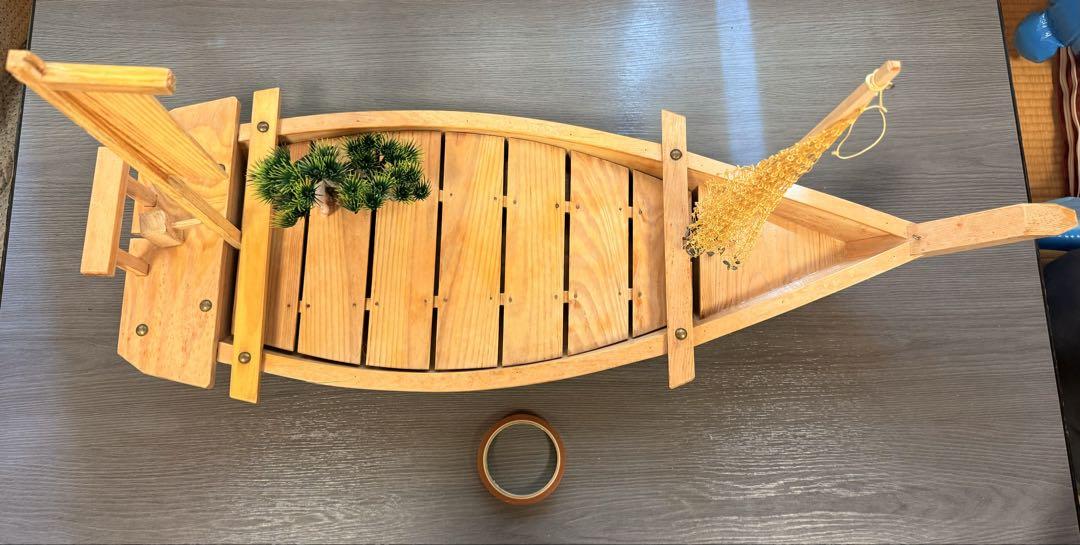 【エンジェル】木製船型飾り模型