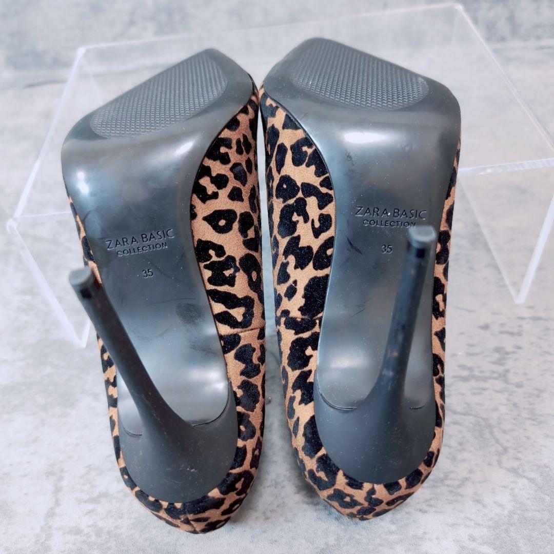 【新品タグ付】ZARA 大人気！レオパード柄パンプス 美脚 ポインテッドトゥ