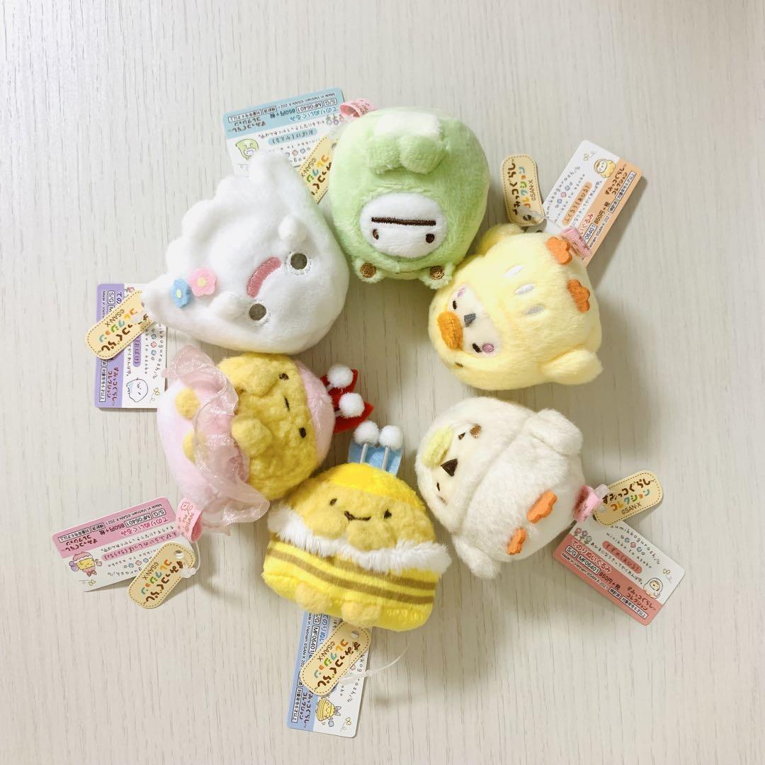 新品】すみっコぐらし てのりぬいぐるみ みにっコとあそぼ 6点