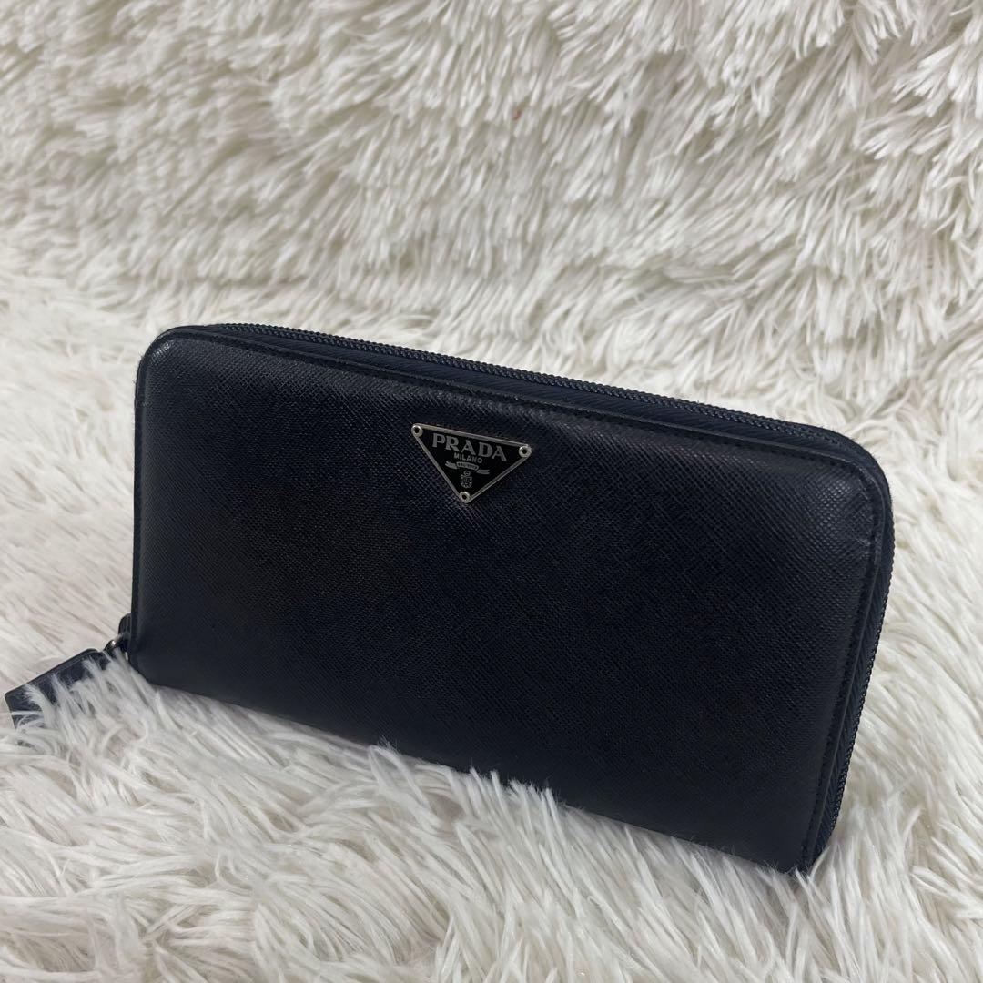 専用品 ‼️ プラダ 長財布 サフィアーノ ラウンドファスナー