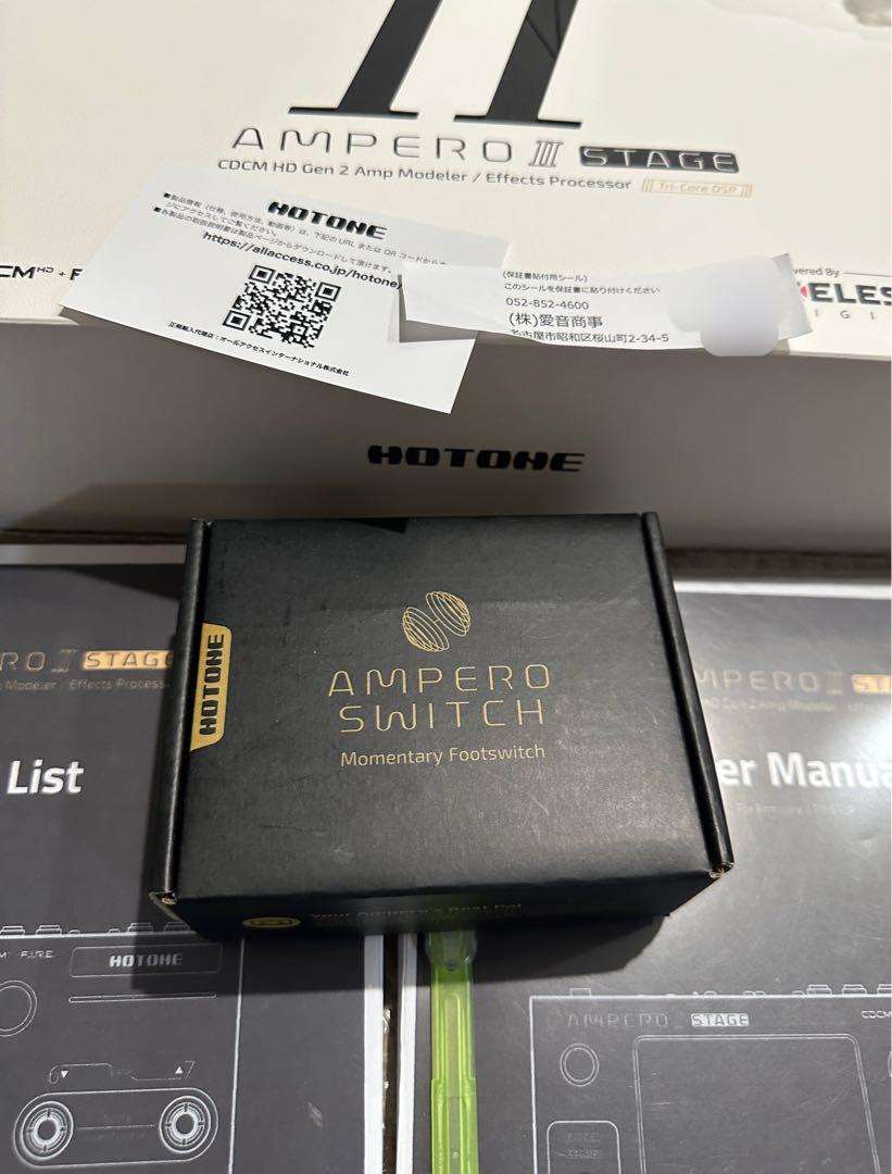 【新品・製本マニュアル&おまけ付き】HOTONE Ampero II Stage