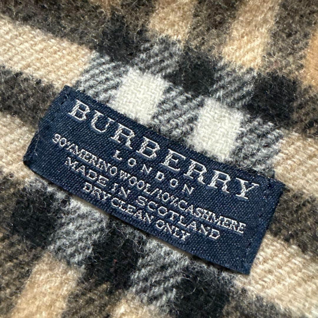 Burberry バーバリーロンドン 100％カシミア ノヴァチェック マフラー
