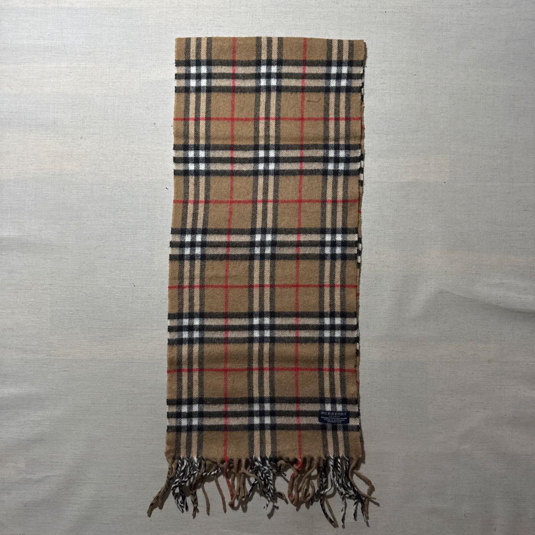 Burberry バーバリーロンドン 100％カシミア ノヴァチェック マフラー
