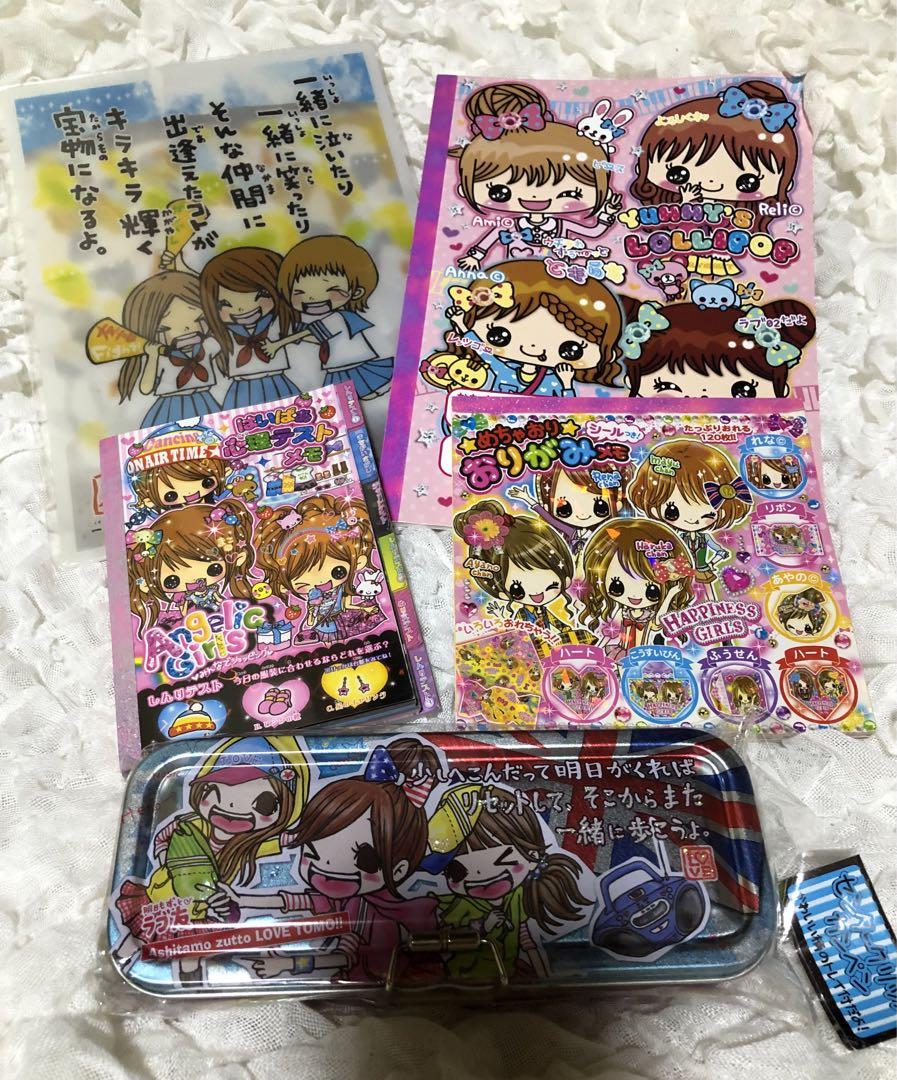 平成レトロ ♥  女の子  メモ帳  文具set