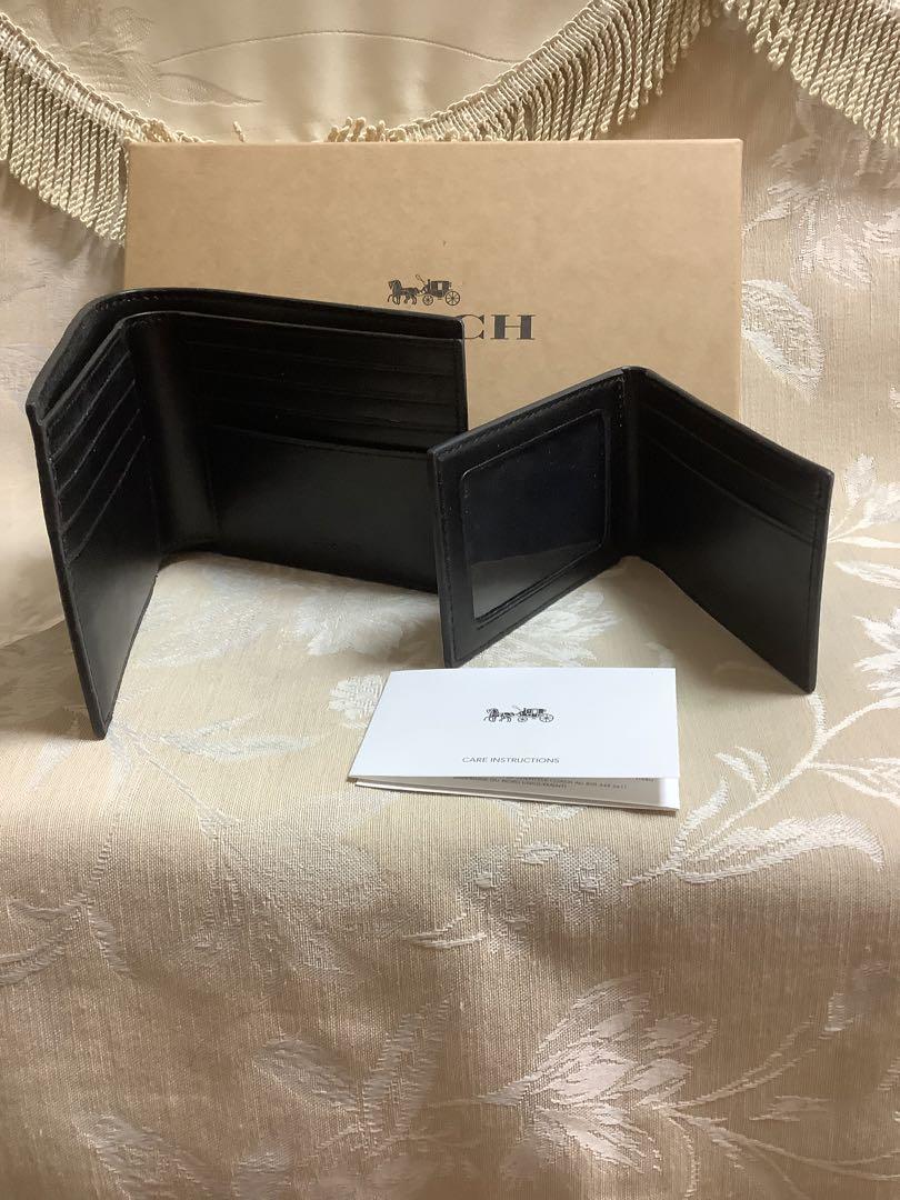 新作　新品　COACH　折り財布メンズ　パスケース　セット