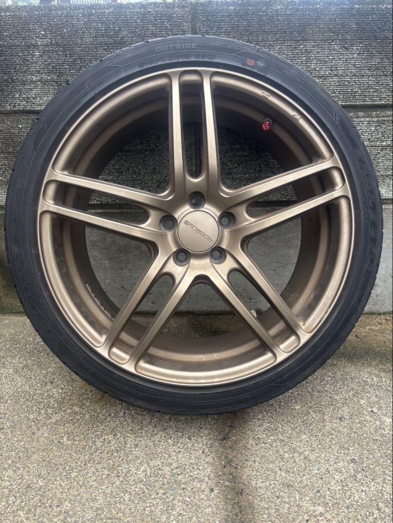 レイズ製 GC-05k 18インチ 鍛造　タイヤGOODYEAR