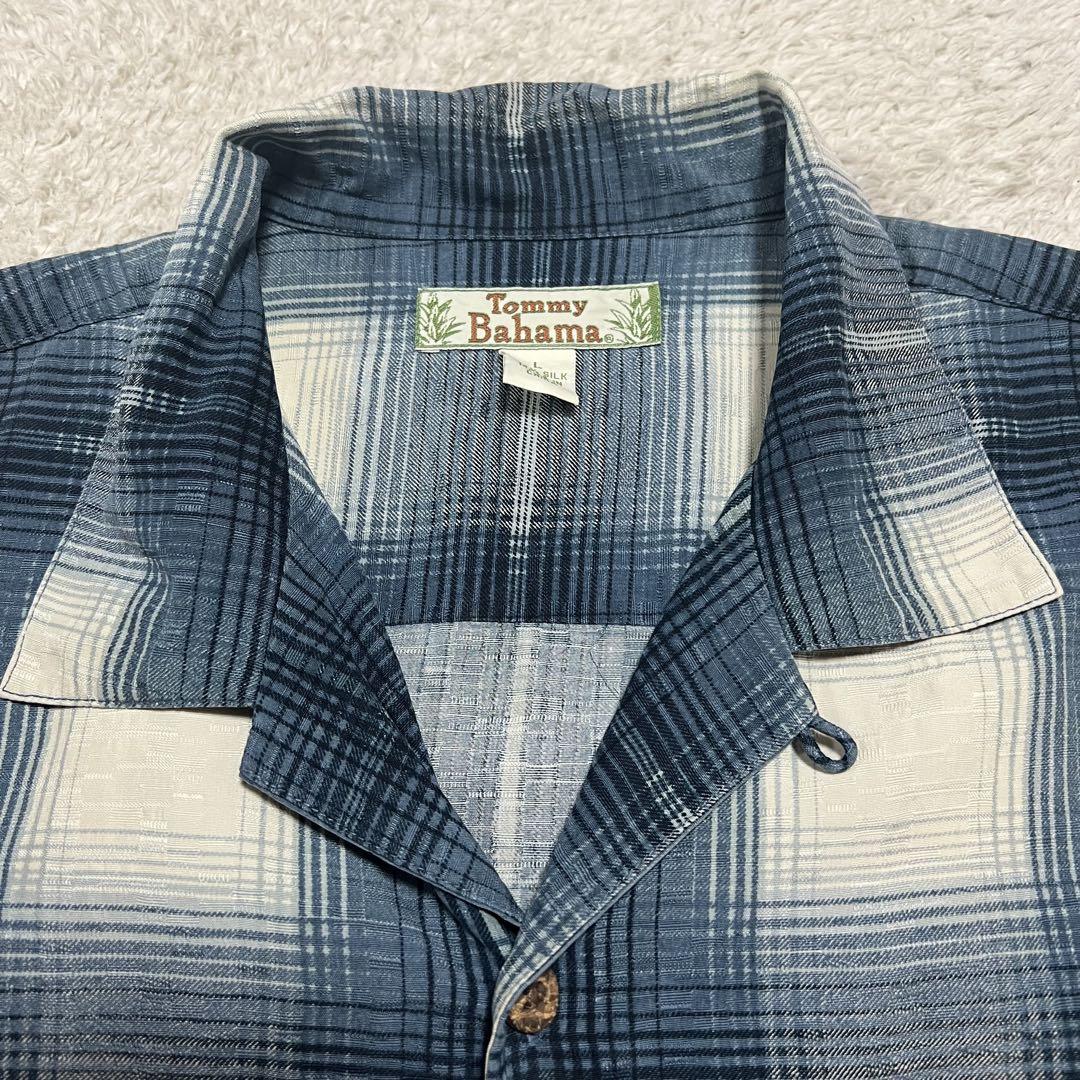  Bahama オンブレ シルクシャツ メンズ L(大きめ) Tommy Bahama オンブレ シルクシャツ メンズ L(大きめ) メンズ