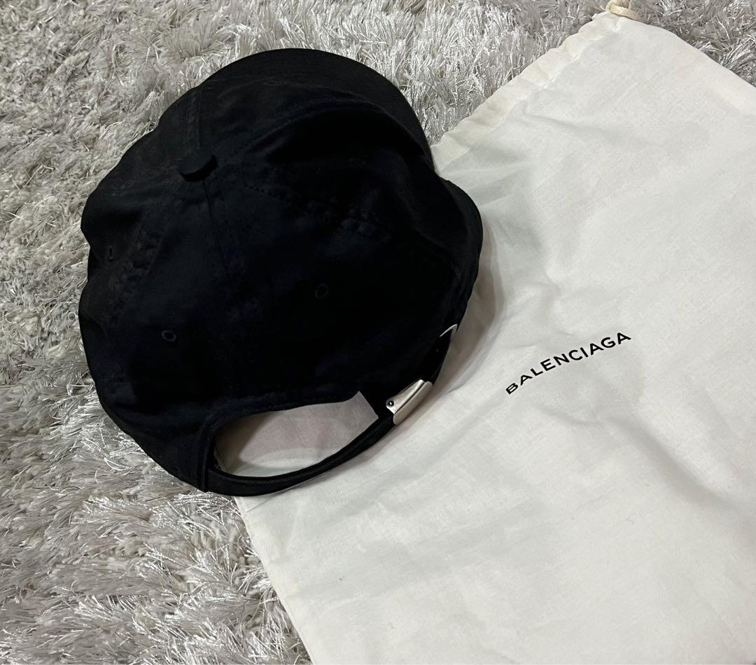 BALENCIAGA キャップ S 680748 410B2 ブラック コットン