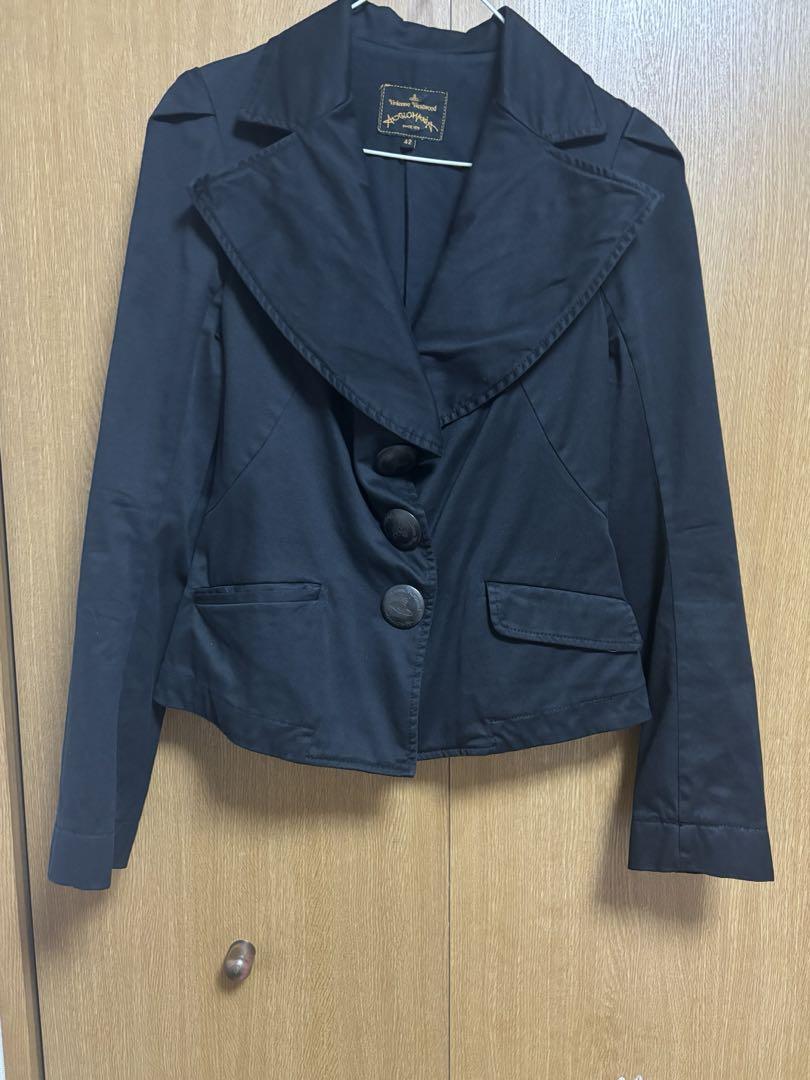 ANGLOMANIA アングロマニア 襟広 ストレッチ ジャケット