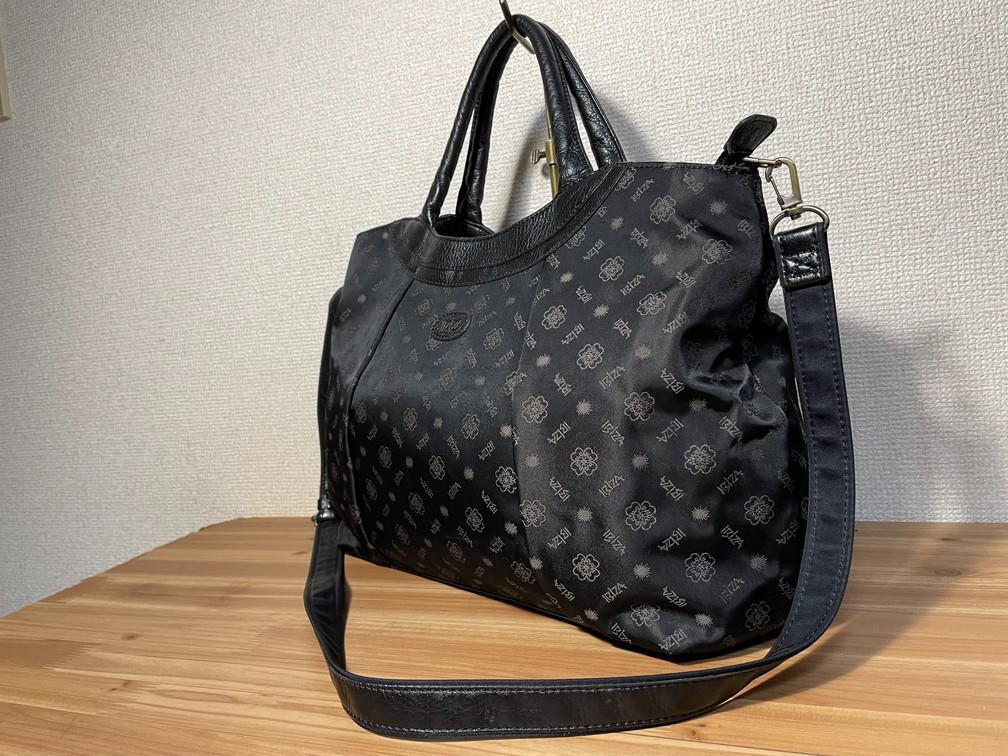 ★人気モデル★　IBIZA　イビサ　イビザ　ロゴデザイン　２ＷＡＹ　バッグ