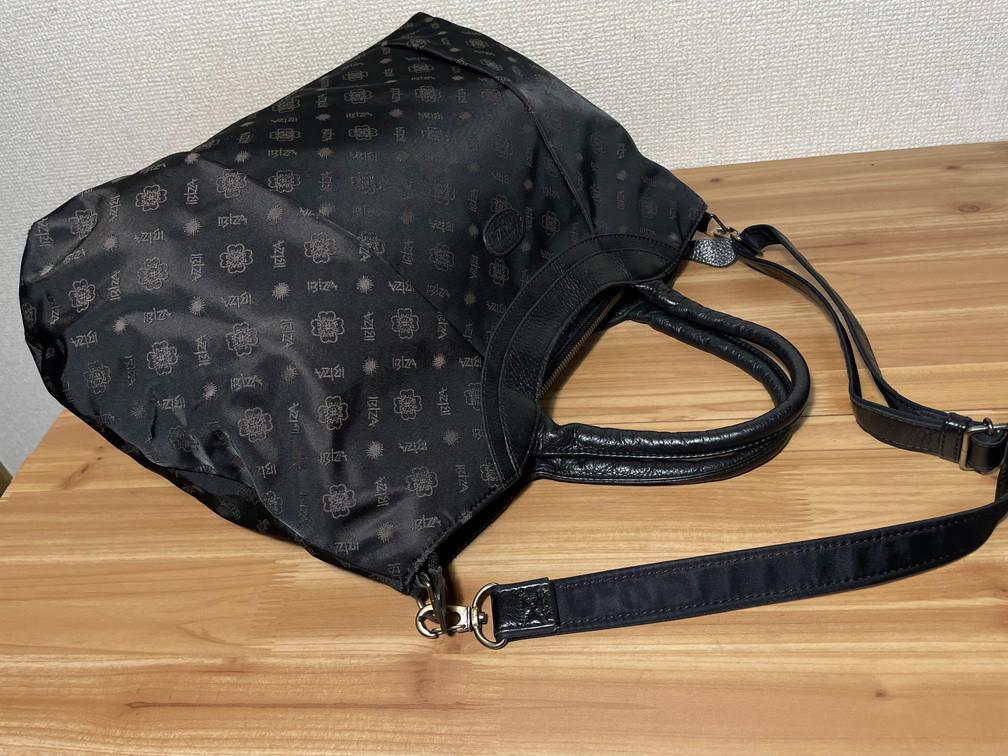 ★人気モデル★　IBIZA　イビサ　イビザ　ロゴデザイン　２ＷＡＹ　バッグ