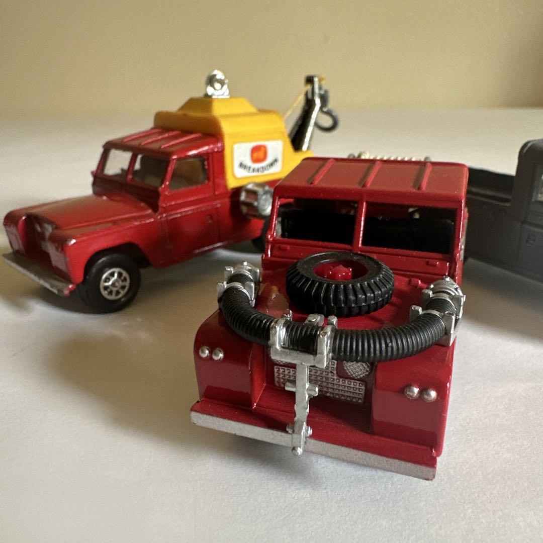 ミニカー LANDROVER CORGI TOYS 3set