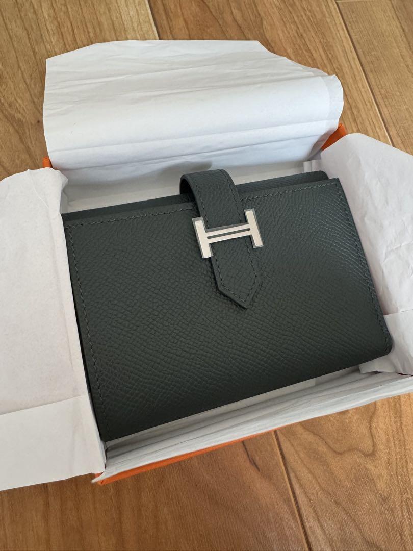 【2025新色】未使用　HERMES ベアンコビネ　ヴェールマングローブ