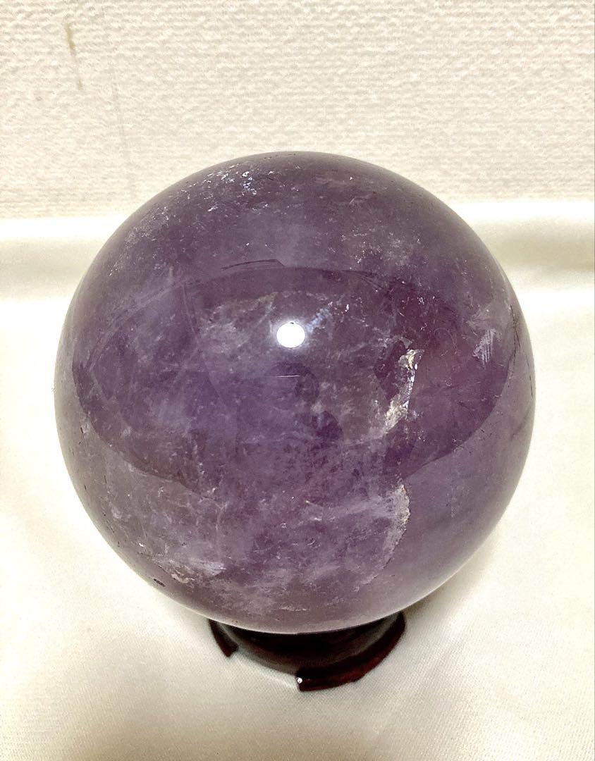 紫水晶球　直径8cm 天然石 パワーストーン アメジスト