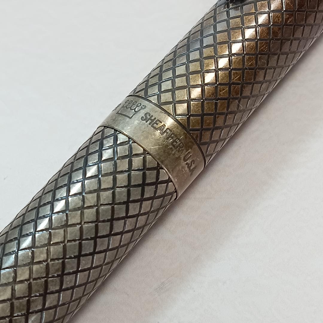 【売り切り御免！】 シャーペン 万年筆 SHEAFFER セット 箱付き レア 925 ペン先14K 筆記具
