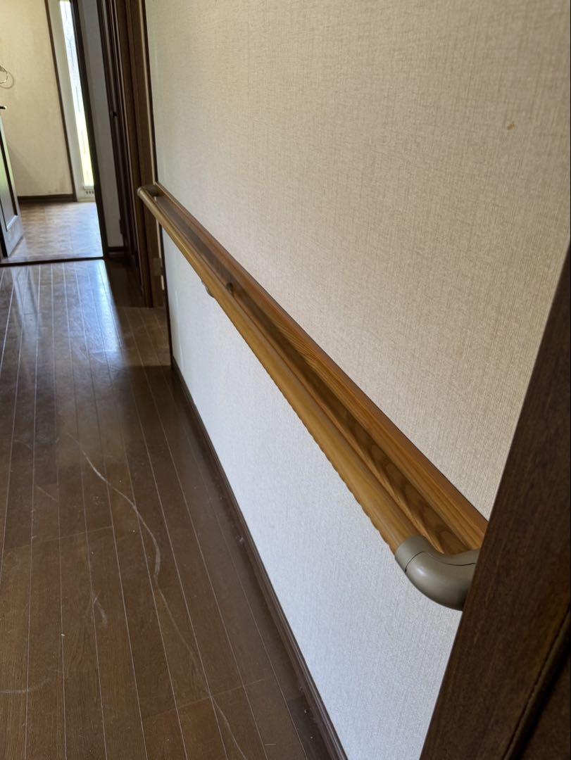 手摺り　木製　手すり　介護用歩行補助・転倒防止