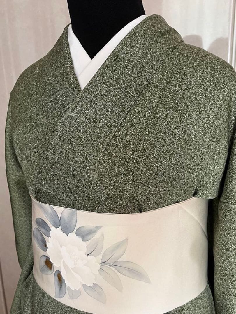 再再販！ 新品正絹 着物小紋 着物・浴衣