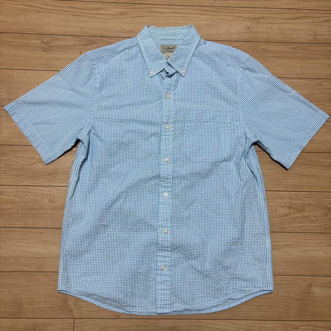 半額 50％OFFの通販 ll エルエルビーン 90s bean シティーボーイ y2k 短丈シャツ トップス