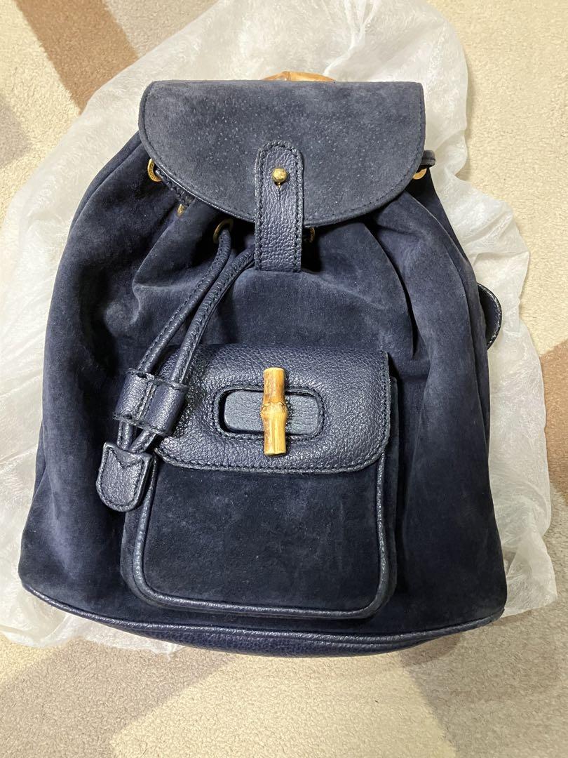 GUCCIミニリュック　ベルト縁に擦れがありますが、それ以外の状態は良好です。