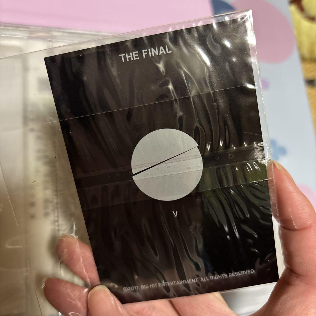 BTS WINGS THE FINAL V テヒョン ホログラムカード