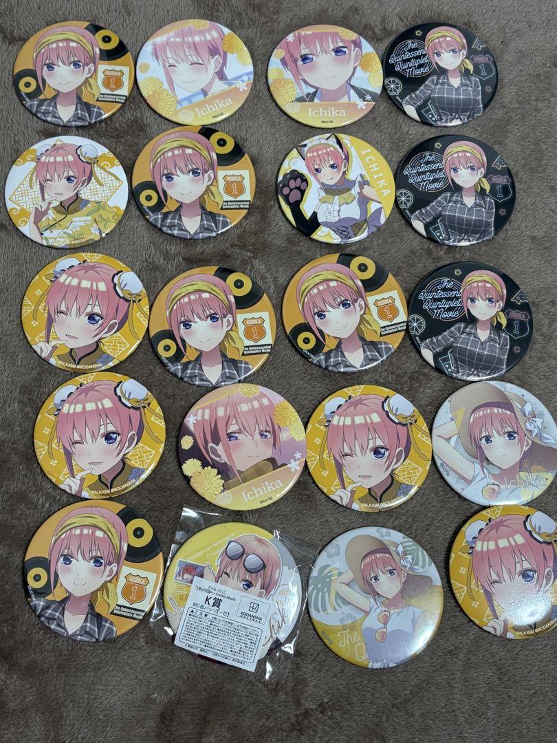 五等分の花嫁 中野一花 缶バッジ まとめ売り - メルカリ