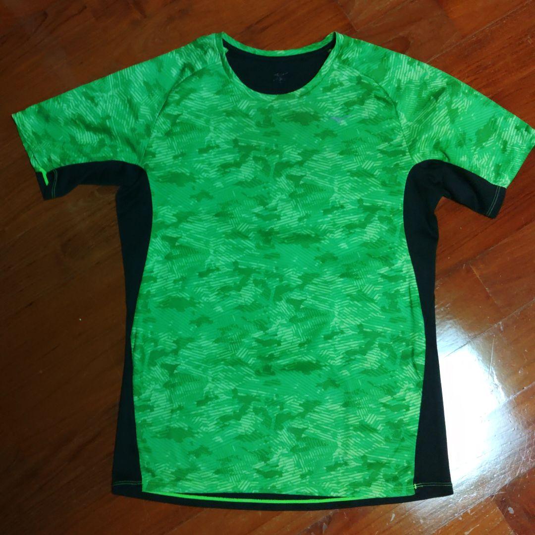 Mizuno 迷彩柄 Tシャツ グリーン/ブラック - メルカリ