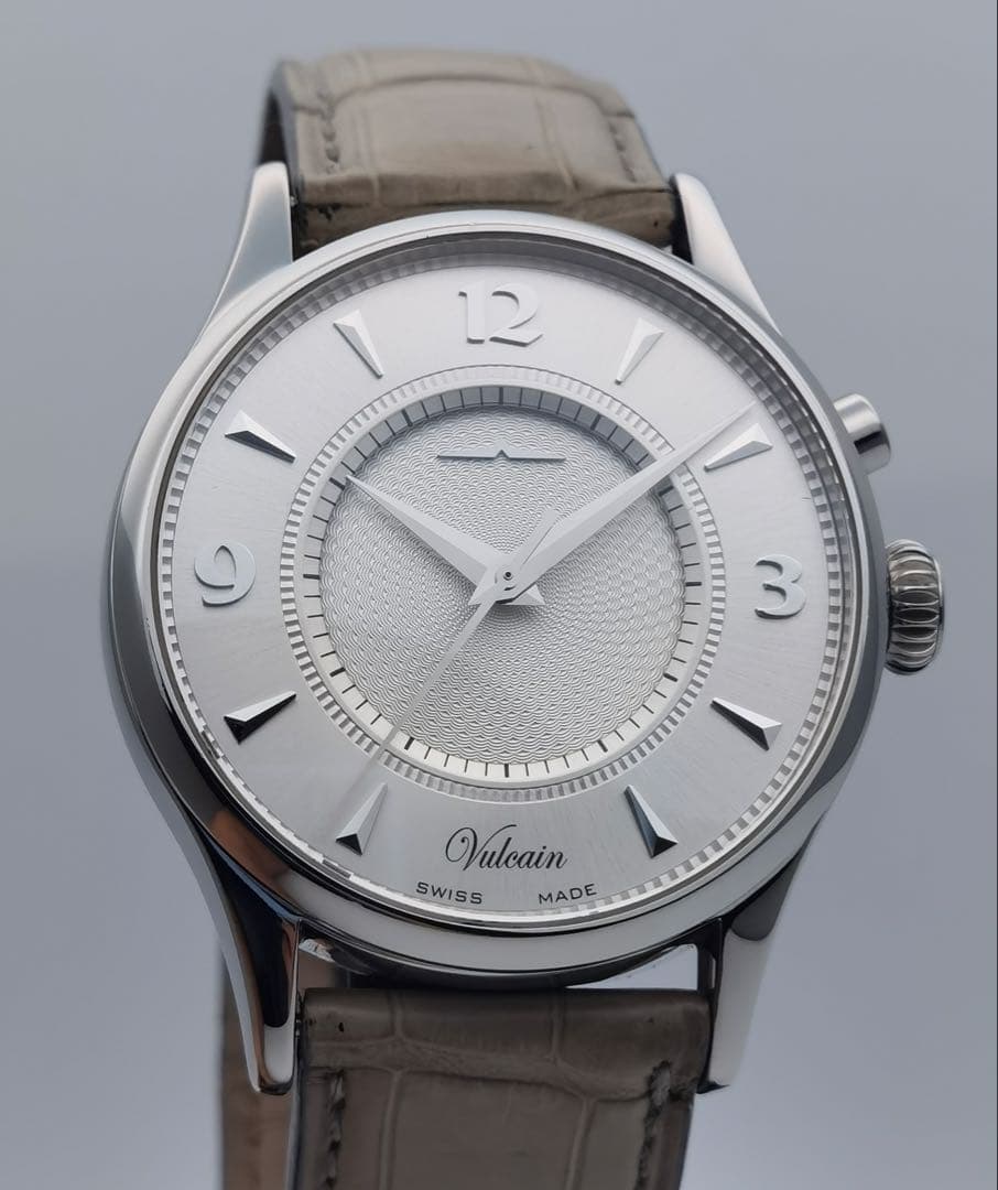 ヴァルカン VULCAIN 100117.087 アラーム SS 手巻 メンズ