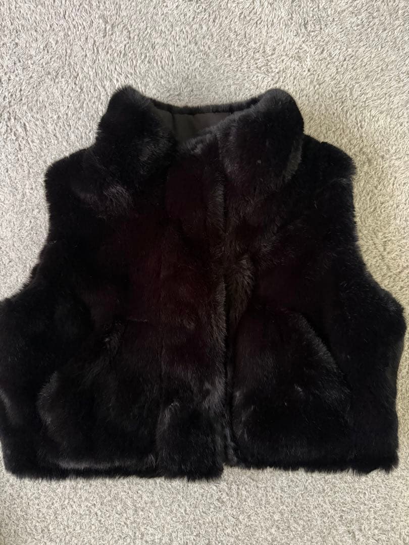 prima♡︎様専用GlamLips♡リバーシブルファーベスト♡