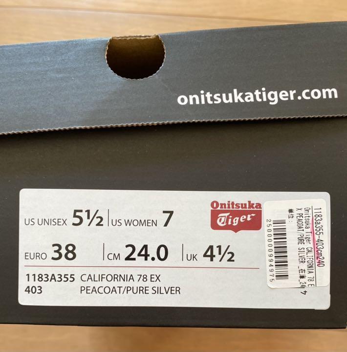 いソールに オジサン様専用新品 24cm 紺色 9niBL-m83103955879 未使用 タグ有りオニツカタイガー ルから